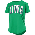 Iowa Hawkeyes Short Sleeve Rounded Bottom Tee
