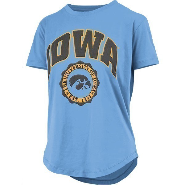 Iowa Hawkeyes Women's Rounded Bottom Tee