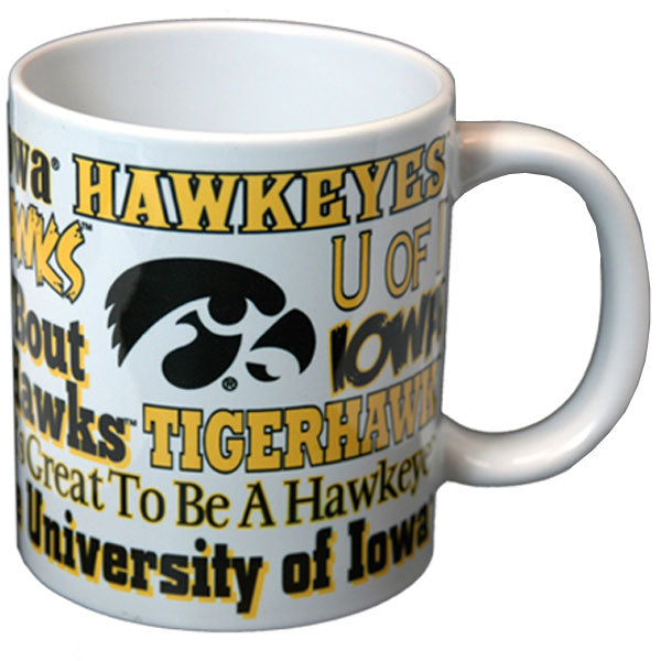 Iowa Hawkeyes Wordmark Mug