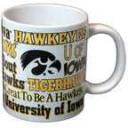 Iowa Hawkeyes Wordmark Mug