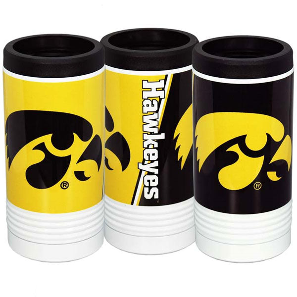 Iowa Hawkeyes Slim Split Style Can Coozie