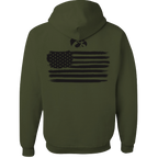 Iowa Hawkeyes Military Green Flag Hood