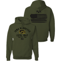 Iowa Hawkeyes Military Green Flag Hood