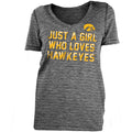 Iowa Hawkeyes Women's Space Dye Jersey