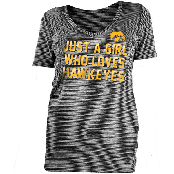 Iowa Hawkeyes Women's Space Dye Jersey