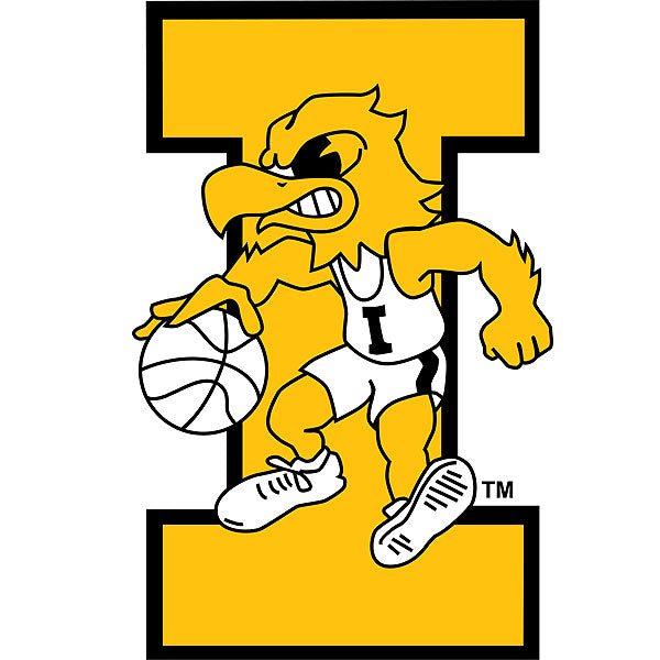 Iowa Hawkeyes Basketball "I"  Decal
