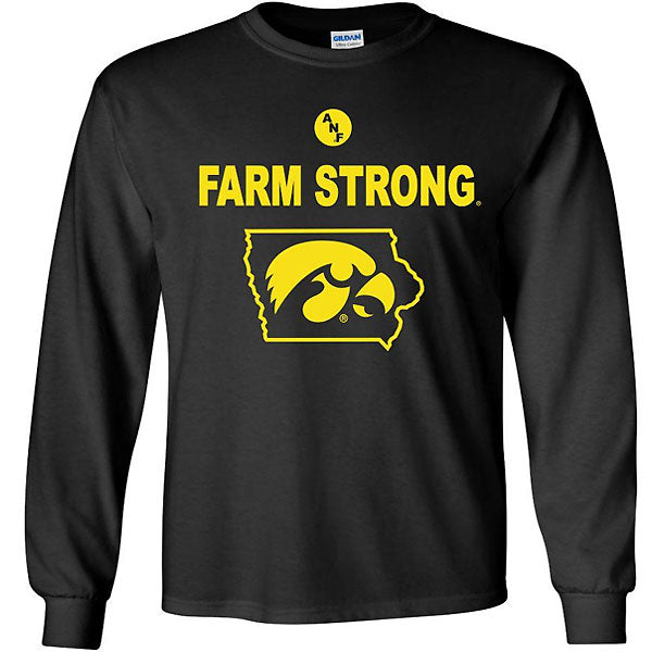 Iowa Hawkeyes Farm Strong State Long SleeveTee