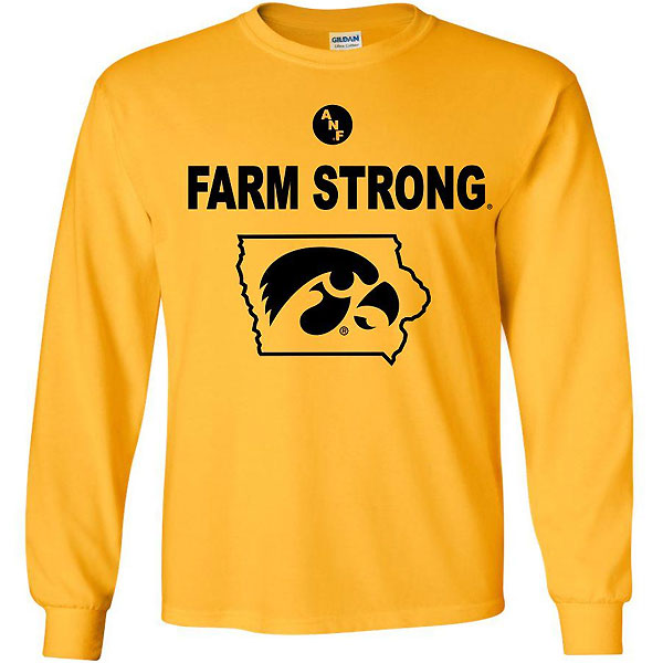 Iowa Hawkeyes Farm Strong State Long SleeveTee