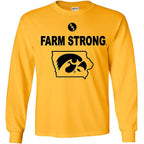 Iowa Hawkeyes Farm Strong State Long SleeveTee