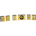 Iowa Hawkeyes Go IOWA Blocks