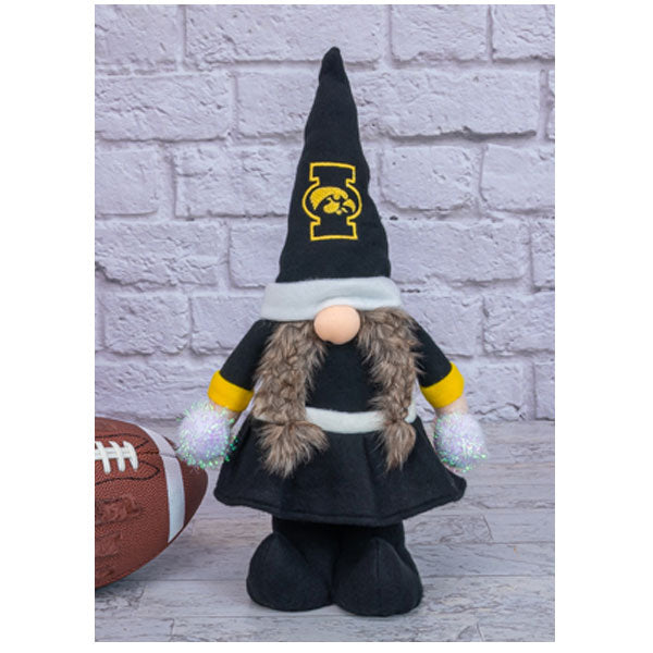 Iowa Hawkeyes Cheerleader Gnome