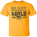 Iowa Hawkeyes For Life Tee