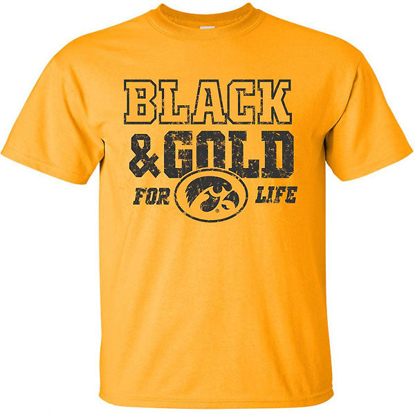 Iowa Hawkeyes For Life Tee