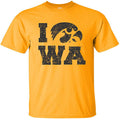 Iowa Hawkeyes Tigerhawk Tee - Gold