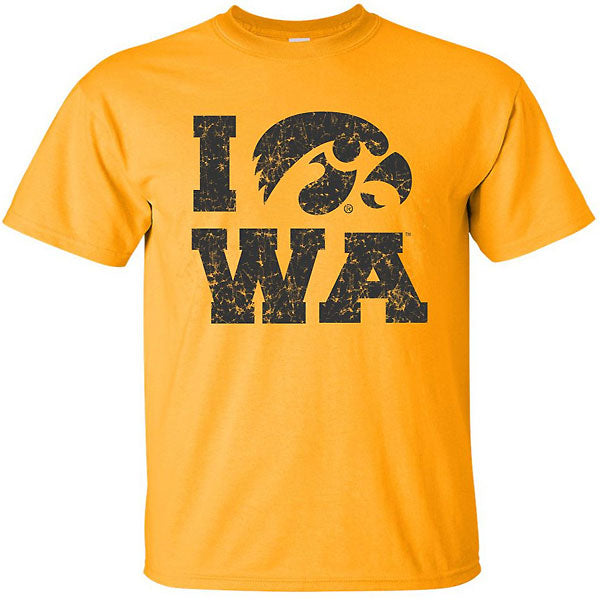 Iowa Hawkeyes Tigerhawk Tee - Gold
