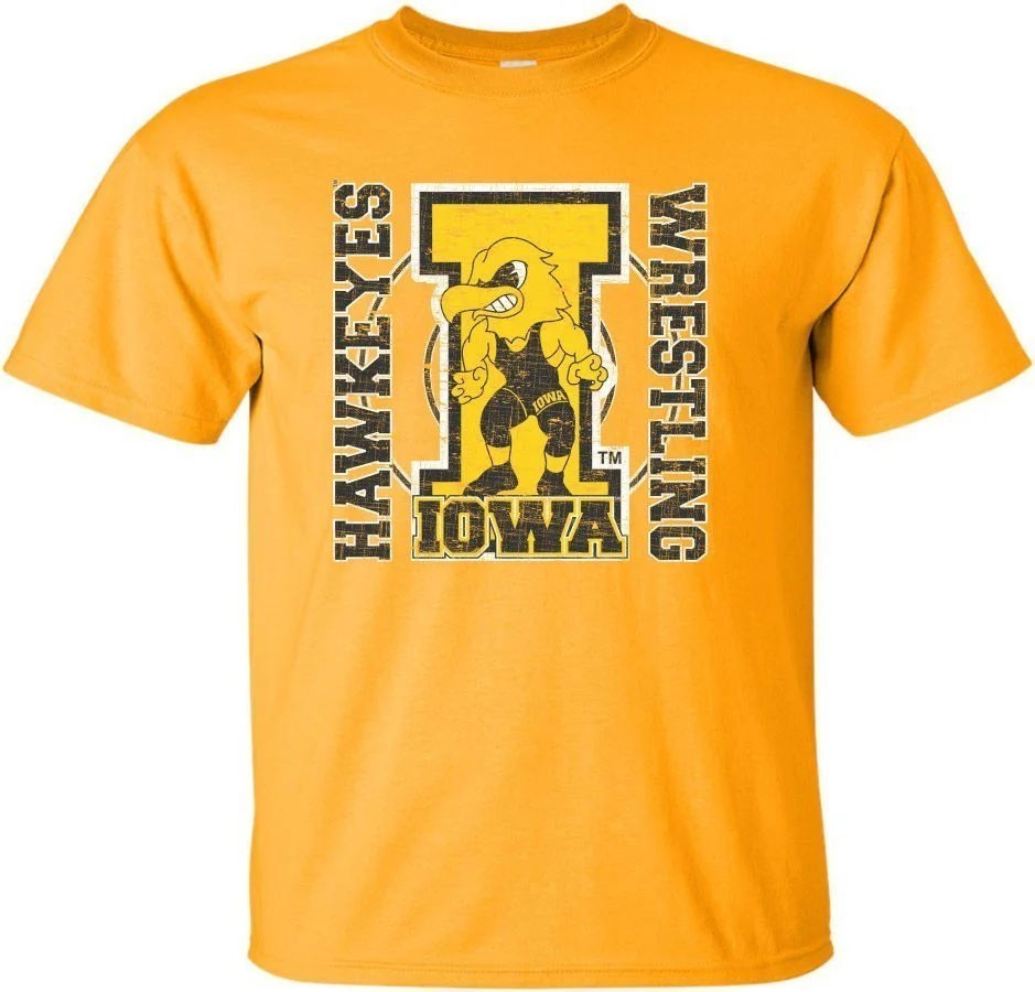 Iowa Hawkeyes Wrestling Herky in I Tee