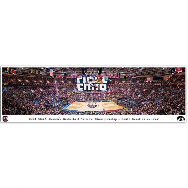 Iowa Hawkeyes Panoramic Picture - 2024 National Championship Tip-off - Unframed