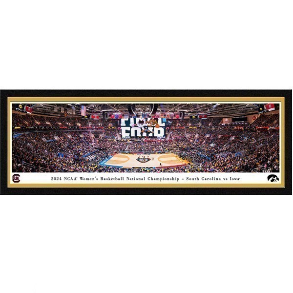 Iowa Hawkeyes Panoramic Picture - 2024 National Championship Tip-off - Select Frame