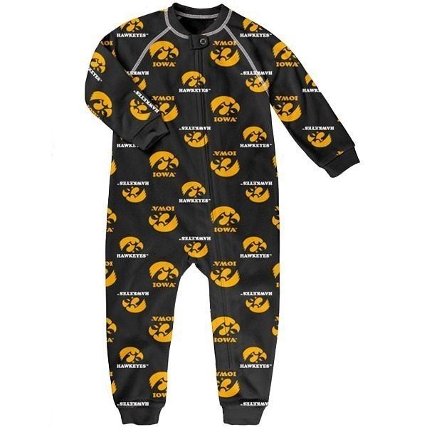 Iowa Hawkeyes Toddler Raglan Coverall
