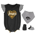Iowa Hawkeyes Infant Heart Onesie