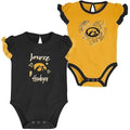 Iowa Hawkeyes Infant Too Much Love Creeper Set