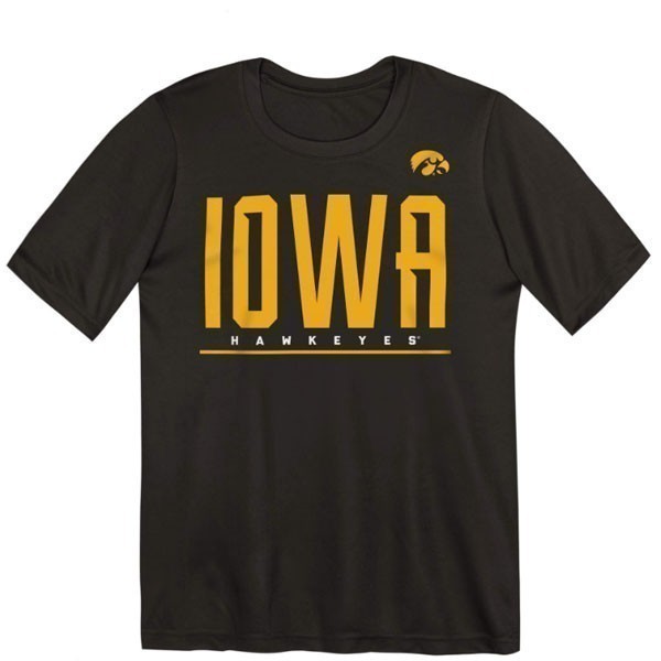 Iowa Hawkeyes Boys 4-7 Pumped Up Tee