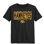 Iowa Hawkeyes Boys 4-7 Camo Football Tee