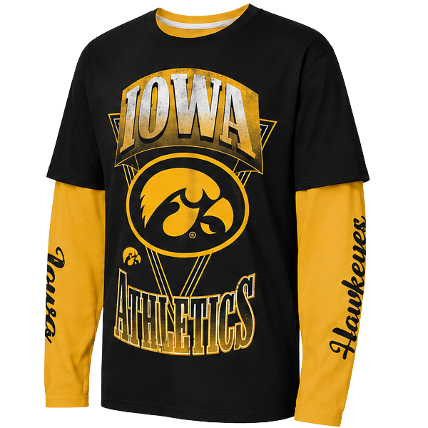 IOWA HAWKEYES THE MIX 2.0 3-In-1 Combo Youth Tee