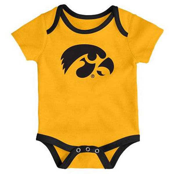 Iowa Hawkeyes Infant Champ Creeper Set