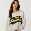 Iowa Hawkeyes Athletic Slouchy Drop Shoulder Crewneck