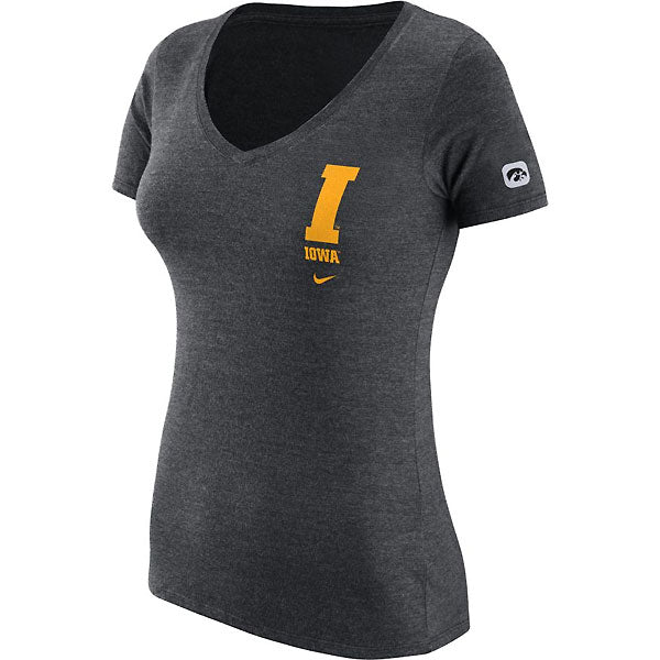 Iowa Hawkeyes Women's Tri-Blend Tee