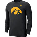 Iowa Hawkeyes Dri-Fit Logo Long Sleeve Tee