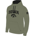 Iowa Hawkeyes Sideline Olive Hoodie