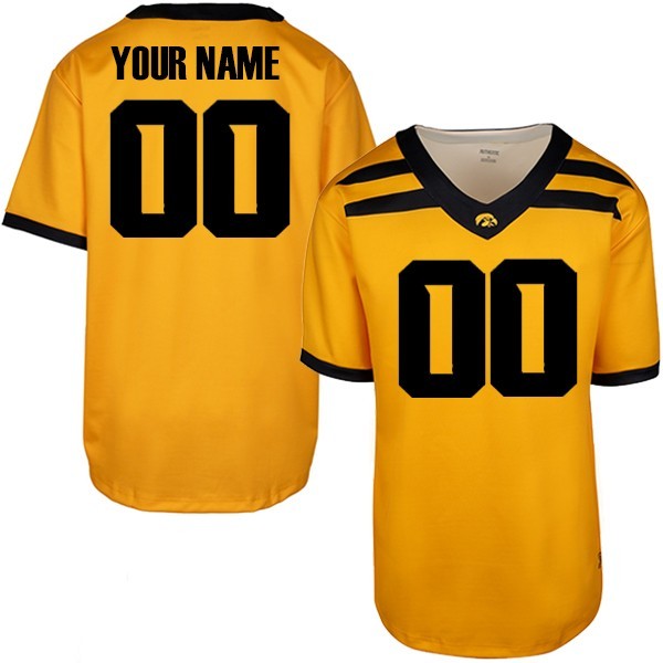 Iowa Hawkeyes Custom Football Jersey