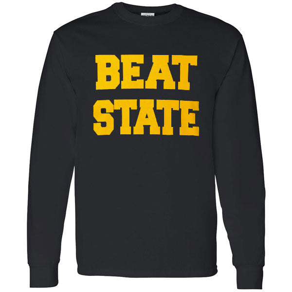 Iowa Hawkeyes Beat State LS Tee