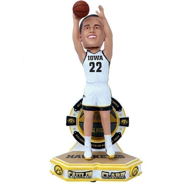 Iowa Hawkeyes Caitlin Clark All-Time Leading Scorer Bobblehead