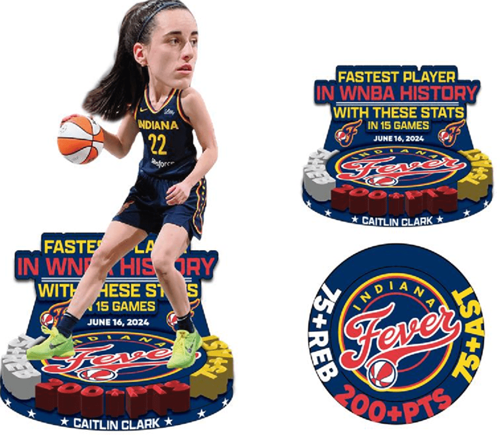 Iowa Hawkeyes Caitlin Clark Indiana Fever Bobblehead