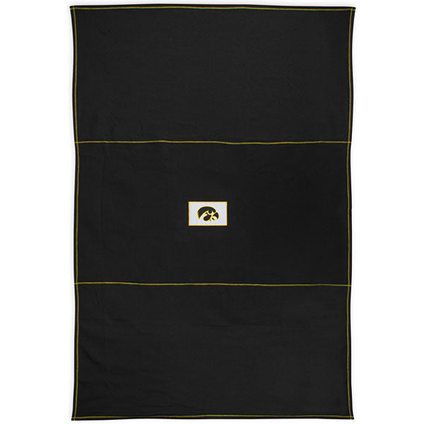 Iowa Hawkeyes Fleece Black Blanket