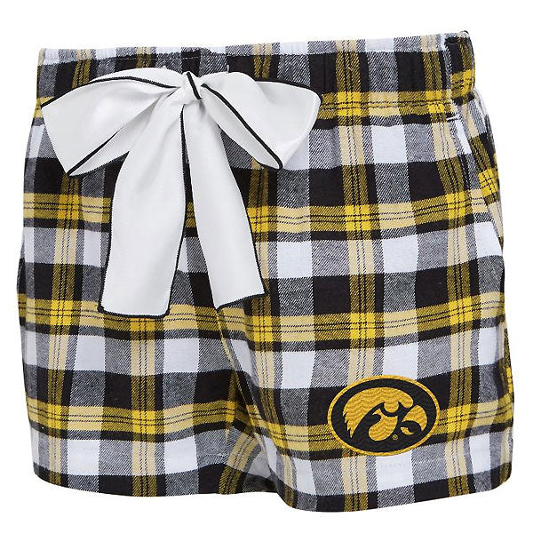 Iowa Hawkeyes Women's Flannel Shorts