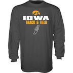 Iowa Hawkeyes Track and Field Blank Slate Tee - Long Sleeve