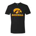 Iowa Hawkeyes Baseball Basic Logo Tee (Black)
