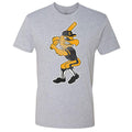 Iowa Hawkeyes Baseball Rah Rah Premium Tee (Grey)
