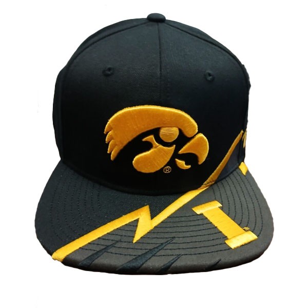 Iowa Hawkeyes Bolt Adjustable Hat