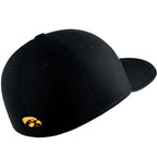 Iowa Hawkeyes black Block I Cap