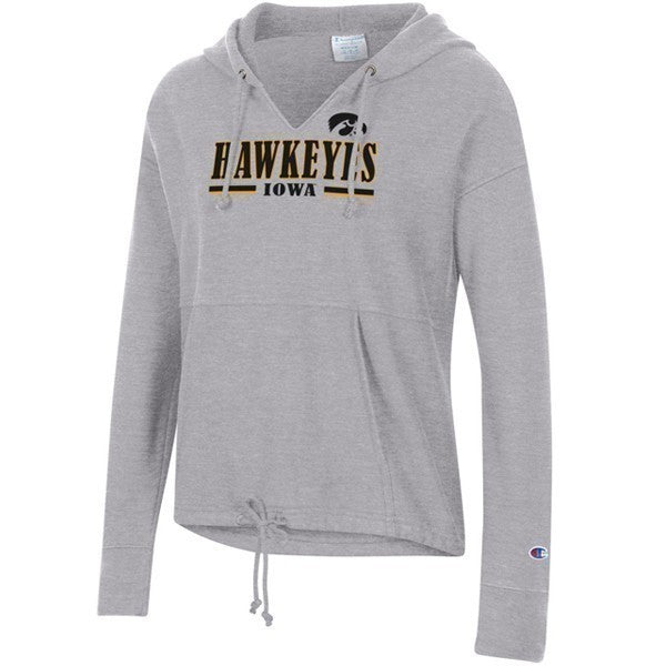 Iowa Hawkeyes Women's Grey Hoodie