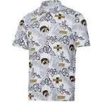 Iowa Hawkeyes Performance White Polo