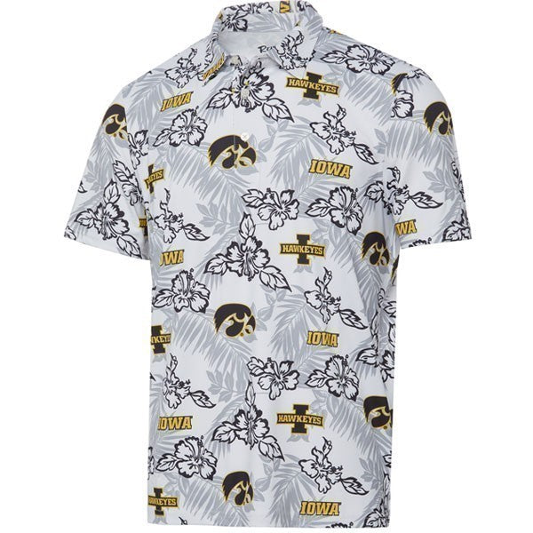 Iowa Hawkeyes Performance White Polo