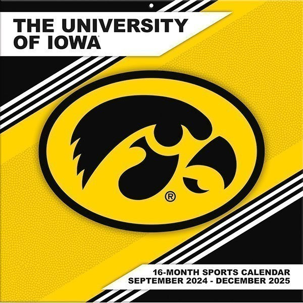 Iowa Hawkeyes 2025 Wall Calendar