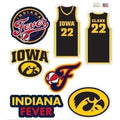 Iowa Hawkeyes Caitlin Clark Sticker Sheet