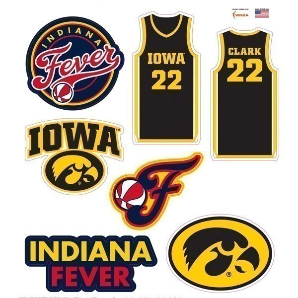 Iowa Hawkeyes Caitlin Clark Sticker Sheet